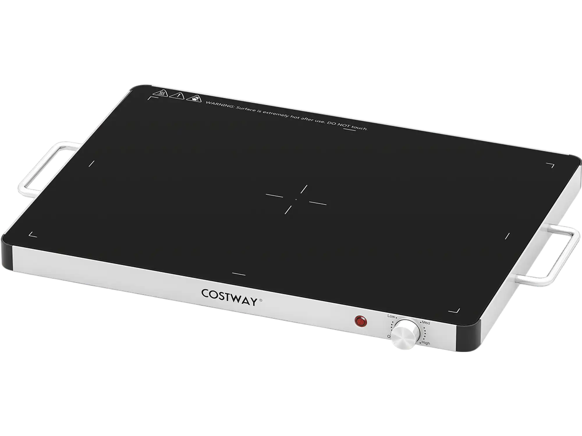 Costway Electric Food Warming Tray Adjustable Temperature Control Overheat Protection 20903334 New