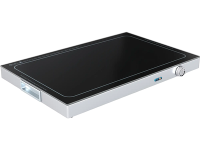 Costway Electric Warming Tray Adjustable Temperature Tempered Glass Built-In Handles 24679915 New