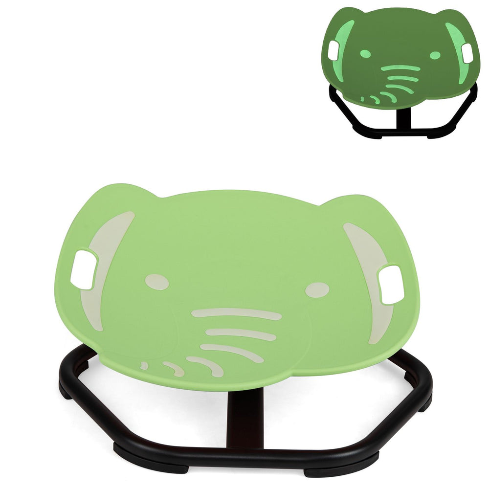 Elephant-Shaped Spinning Chair for Autistic and ADHD Kids-Green - Gallery View 1 of 1