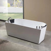 Empava Bathtub 71" Freestanding Hydro Massage Whirlpool with Center Drain New