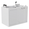 Empava Walk-in Bathtub 54" Alcove Soaking Tub with Right Drain New