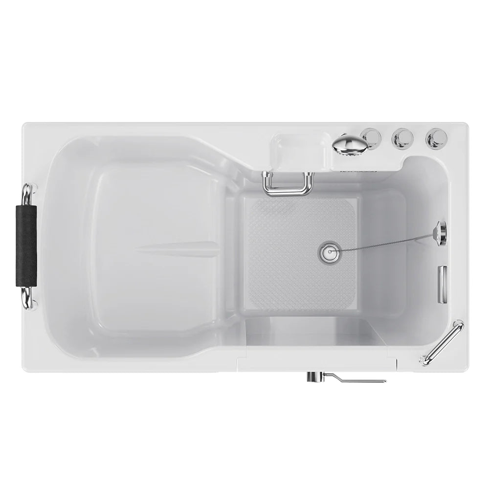Empava Walk-in Bathtub 54" Alcove Soaking Tub with Right Drain New