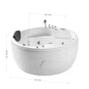 Empava Bathtub 59" Freestanding Round Whirlpool Acrylic with Right Drain New