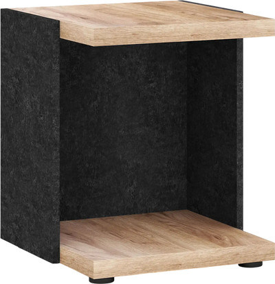 Costway 2-Tier End Table Sofa Side Table Open Storage Shelf 745239168 New