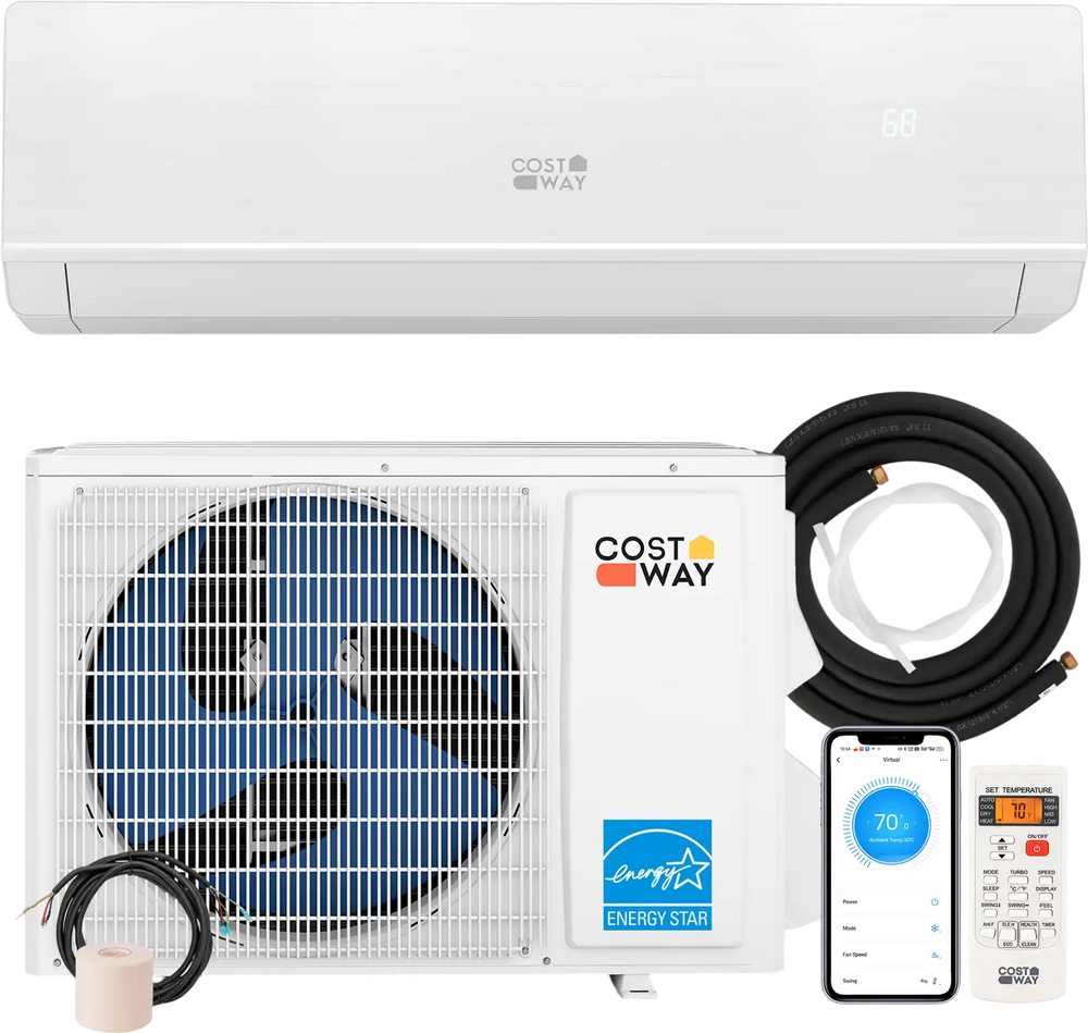 SEERXtreme Series ENERGY STAR Certified 18000 BTU 25 SEER2 208-230V Mini Split Heat Pump Heating at -15°F