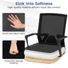 Ergonomic desk chair with lumbar support, breathable mesh fabric, and soft padded seat for ultimate comfort.