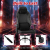 Magnetic headrest of the ergonomic high back computer chair in black, designed for optimal neck support during use.