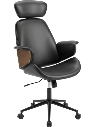 Costway Ergonomic Office Chair w/ Headrest Adjustable Height Home Office Study 10084348 New