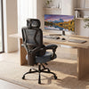 Ergonomic Office Computer Mesh Chair with High Back Adaptive Lumbar Support and 2D Adjustable Headrest-Gray - Gallery View 1 of 10