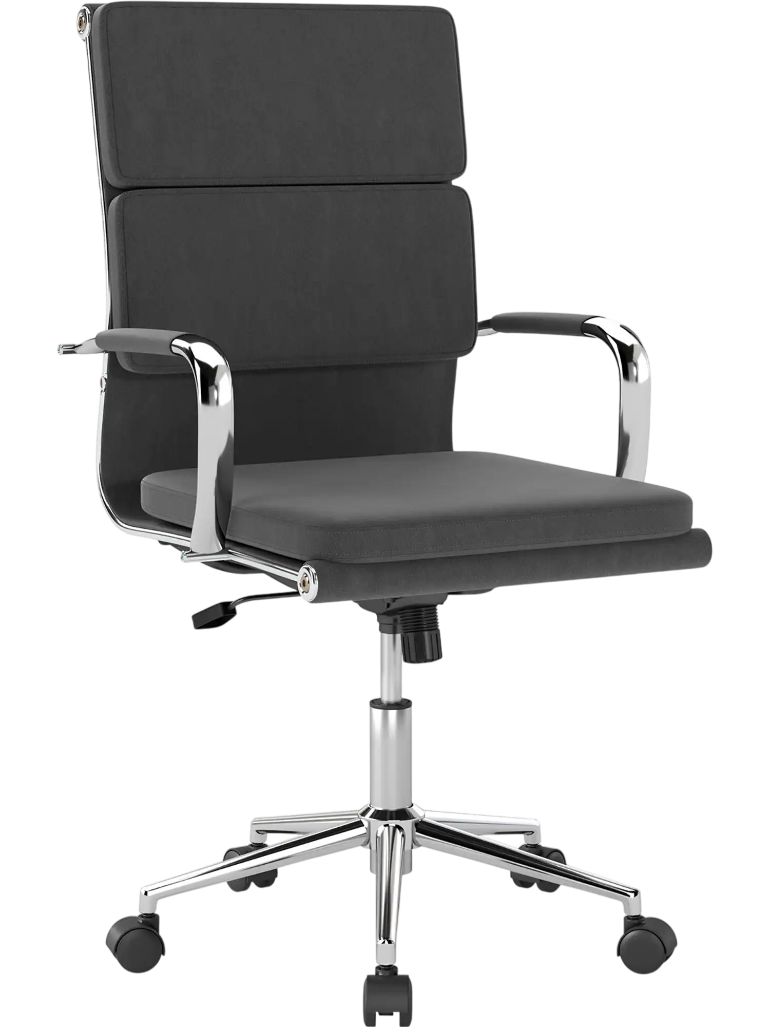 Costway Ergonomic Office Desk Chair Rocking Backrest Height-Adjustable Padded Seat 33252027 New