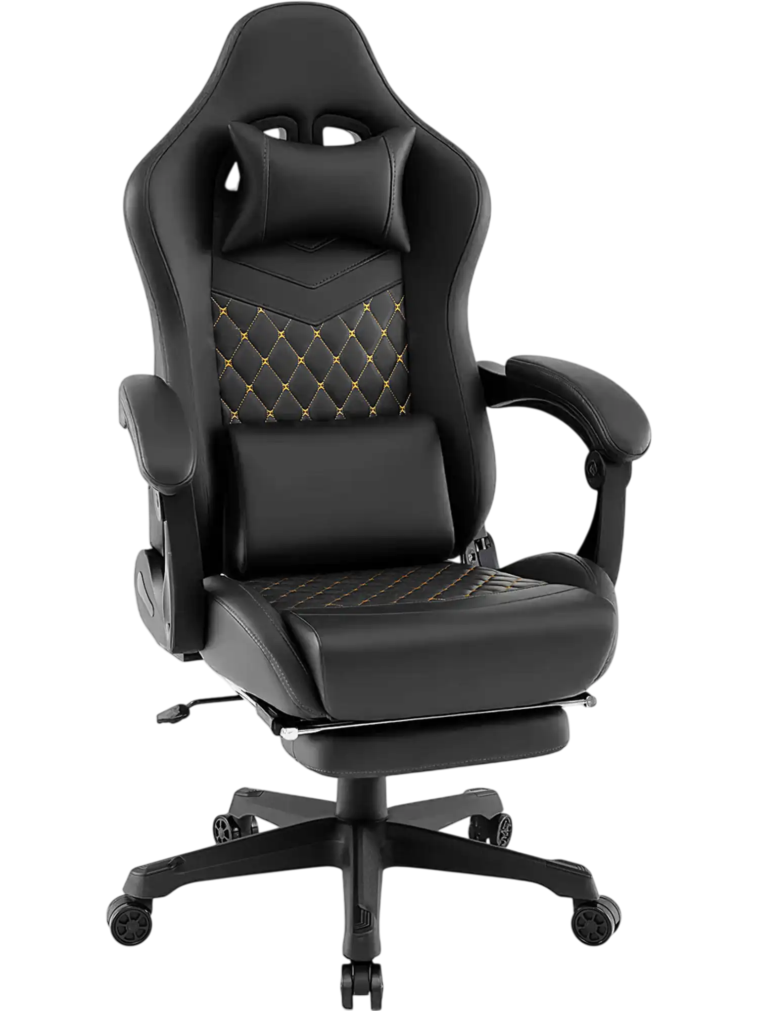 Costway Ergonomic Gaming Computer Chair w/ Headrest Lumbar Pillow 216439875 New