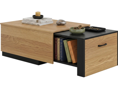 Costway Extendable Coffee Table w/ Concealed Storage 63458192 New