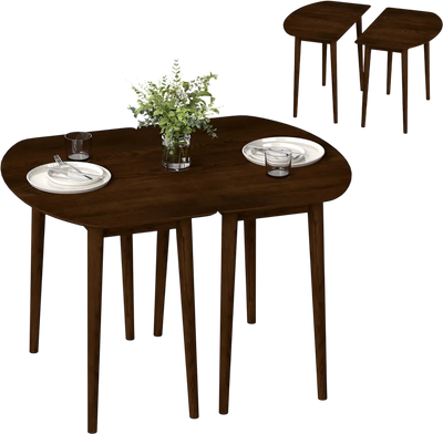Costway Extendable Oval Dining Table for 4-6 People 50753639 New