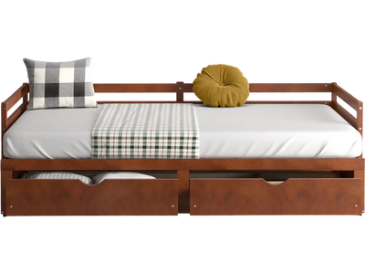 Costway Extendable Twin to King Daybed w/ Trundle & 2 Storage Drawers 42187653 New