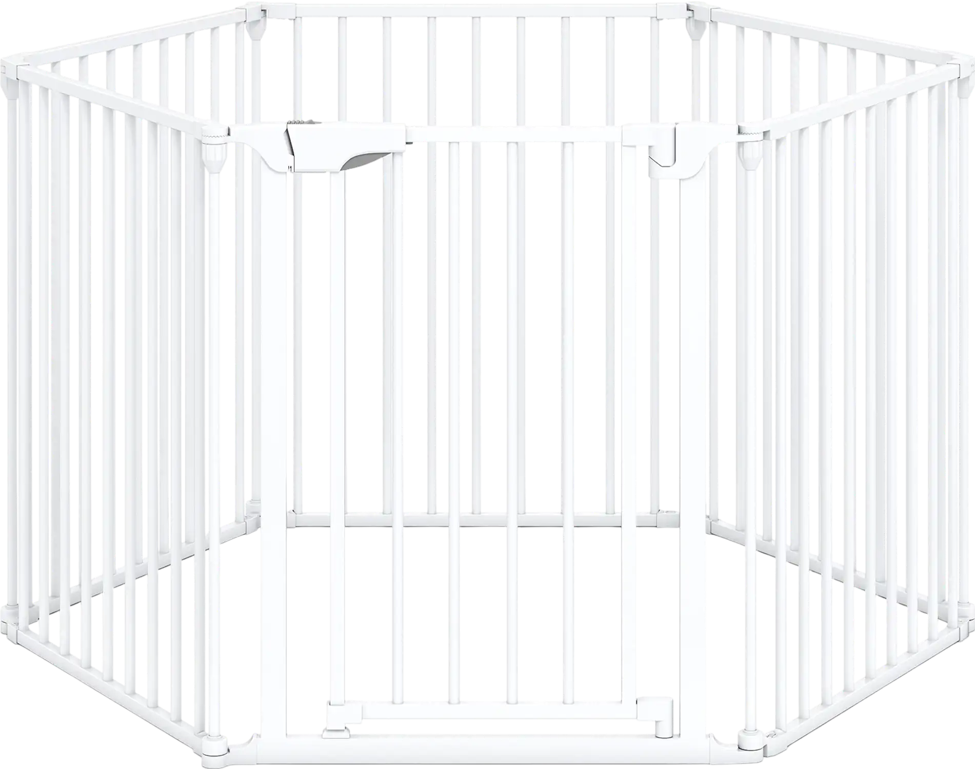 Costway 6-Panel Extra Wide Baby Pet Safety Gate Fence Fits 34.5-154