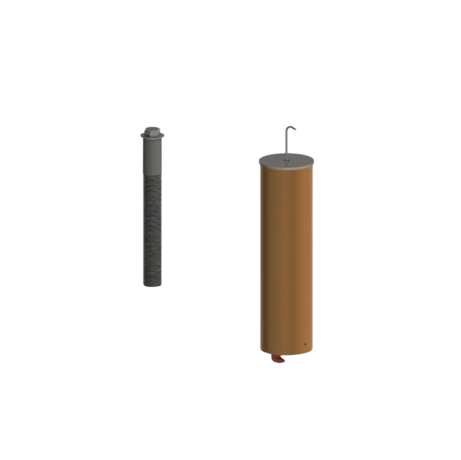 Aqua Creek F-808SA-10 10 Inch Bronze Deep Anchor Socket for Scout Lift New