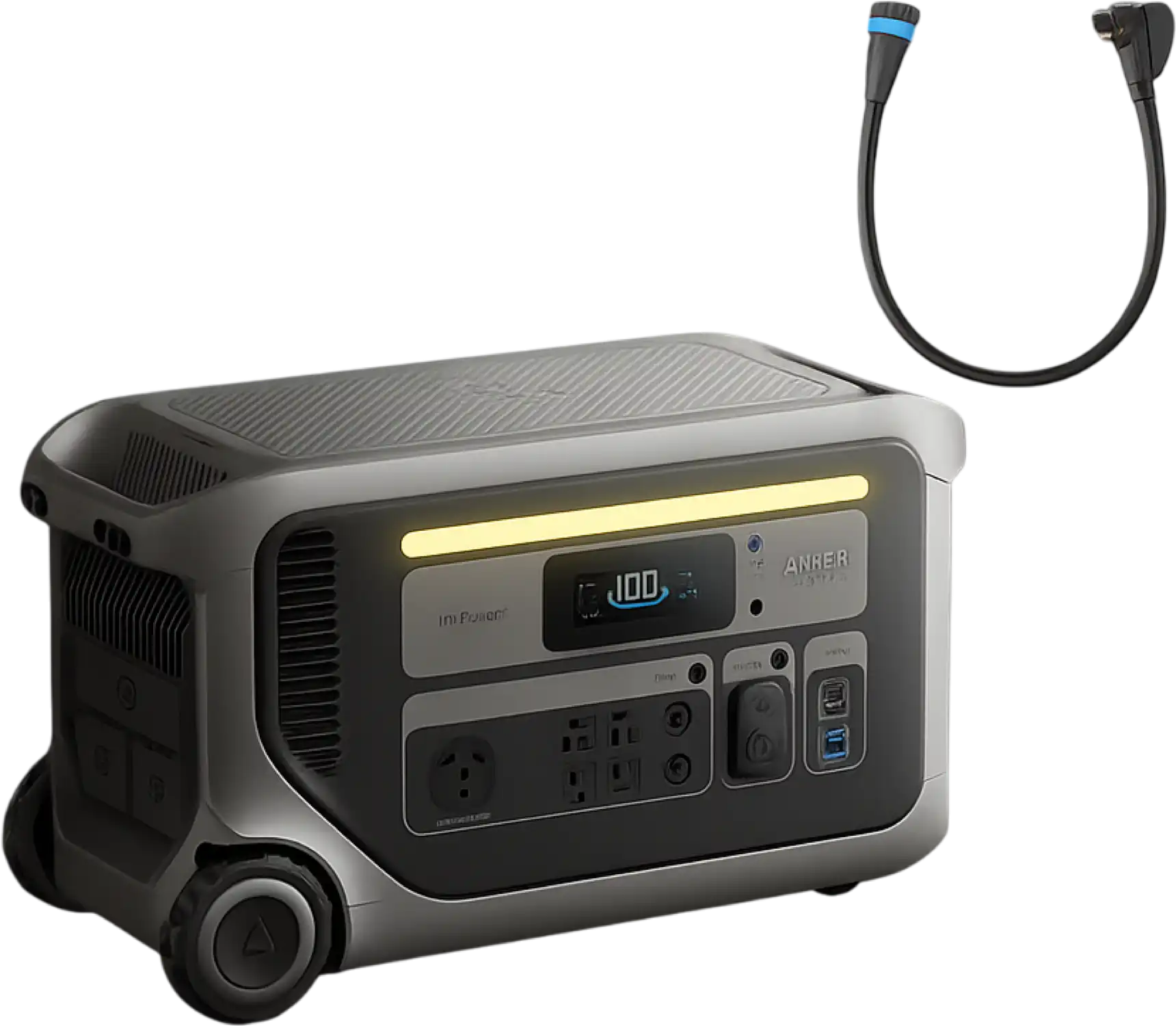 Anker SOLIX F3000 Portable Power Station 3072Wh 3600W with 120V Input Adapter New