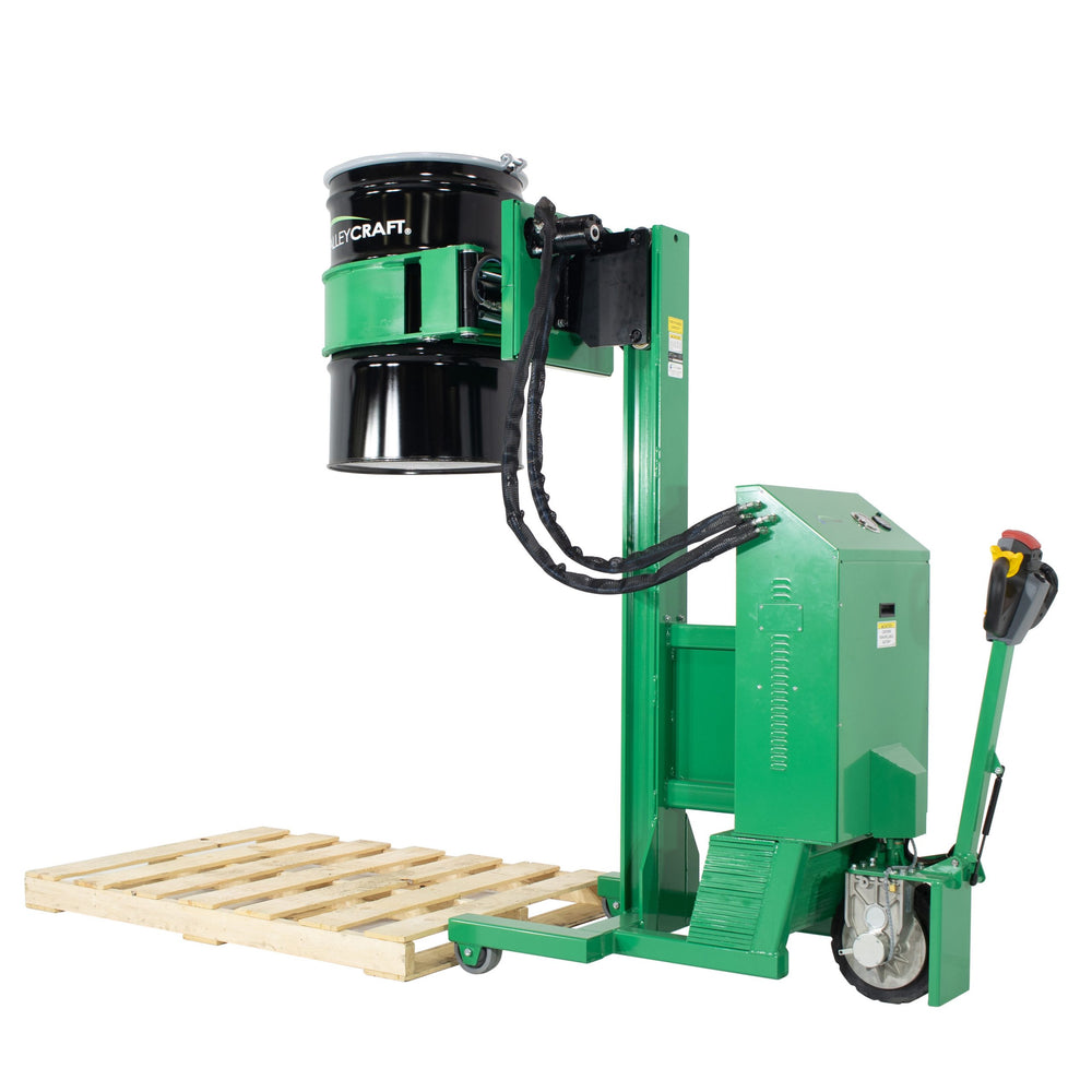 Valley Craft Fully Powered Drum Lift and Rotator 90" Grip Counterweighted 1,000 Lb Capacity F80145A8 New