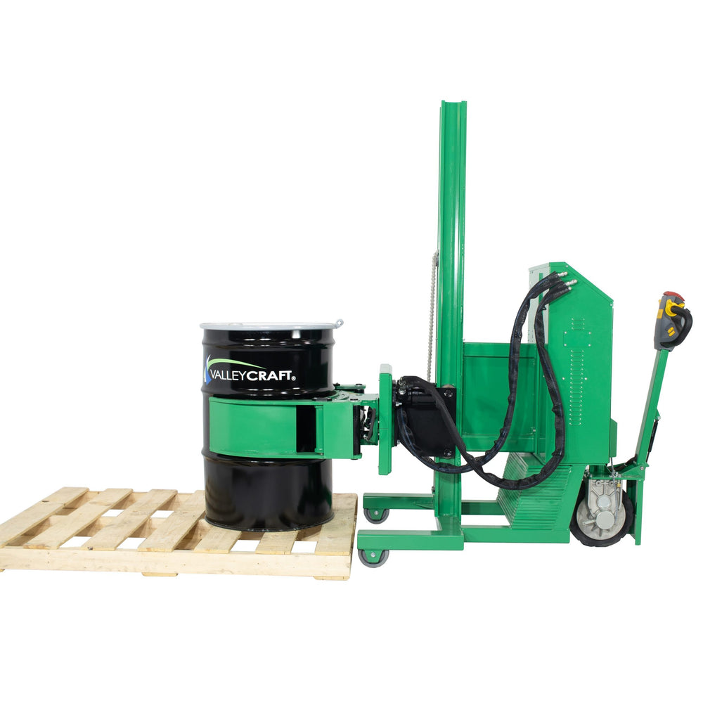 Valley Craft Fully Powered Drum Lift and Rotator 90" Grip Counterweighted 1,000 Lb Capacity F80145A8 New