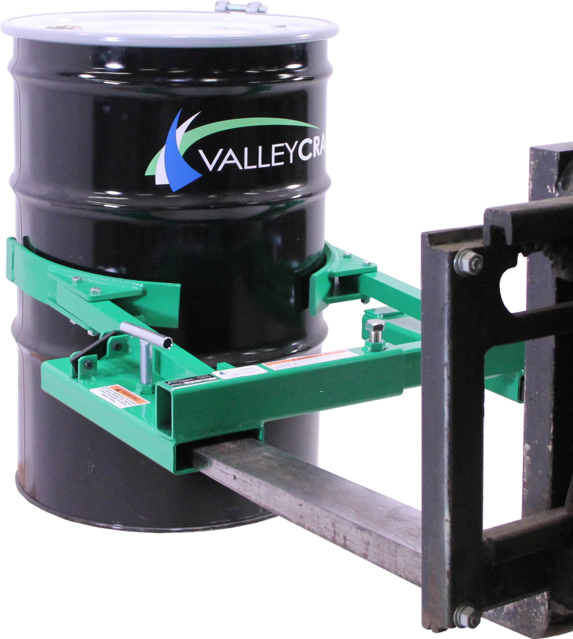 Valley Craft Deluxe Steel Drum Forklift Attachment 1,500 Lb Capacity F86145B0 New