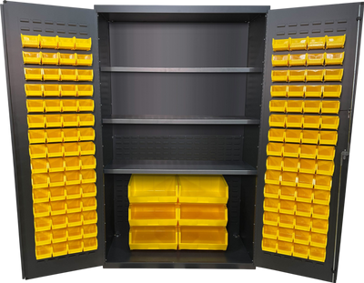 Valley Craft Heavy-Duty Bin and Shelf Cabinet 48