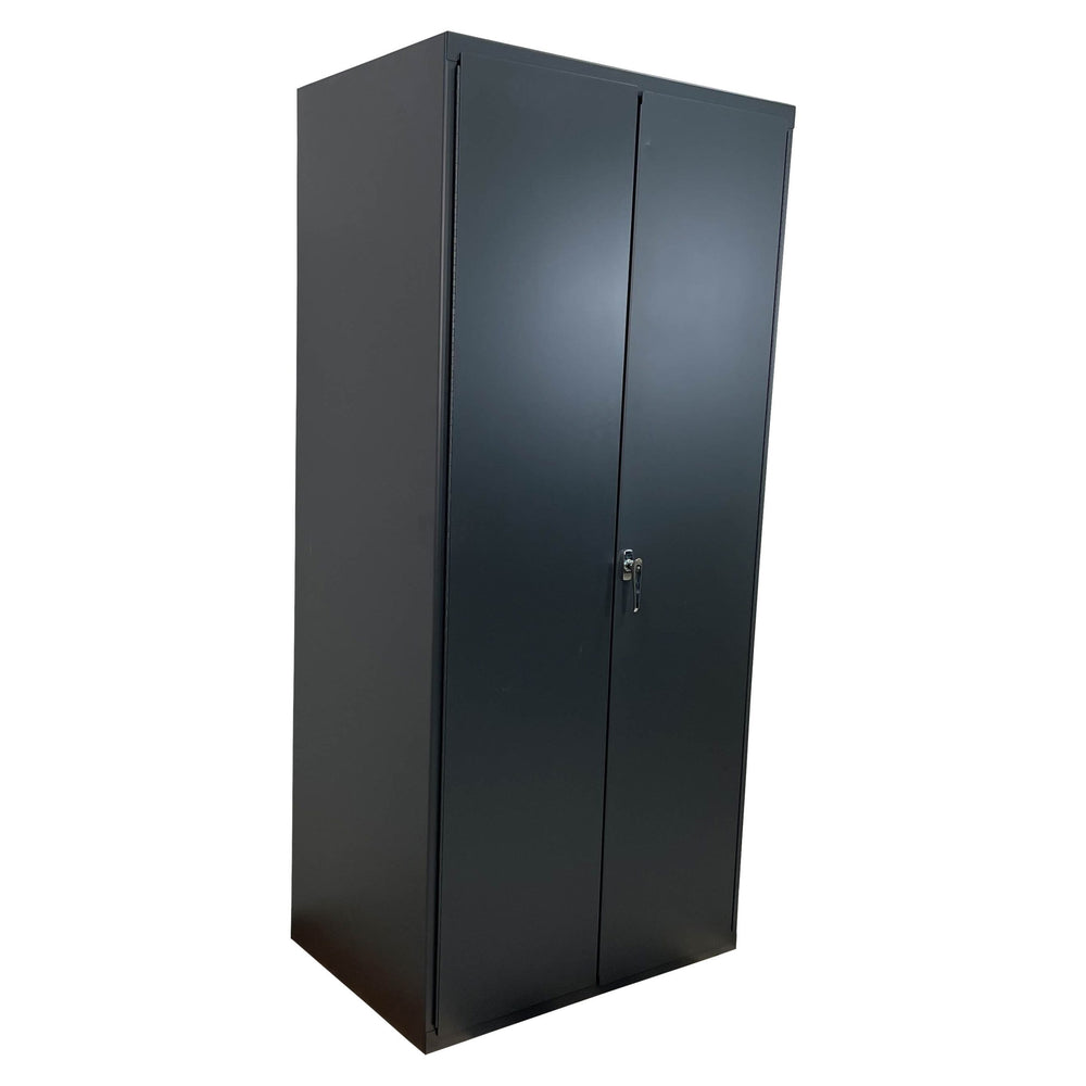 Valley Craft Heavy-Duty Bin and Shelf Cabinet 48" x 24" x 78" 14 Gauge Steel with 3 Shelves and 126 Bins F87842A4 New