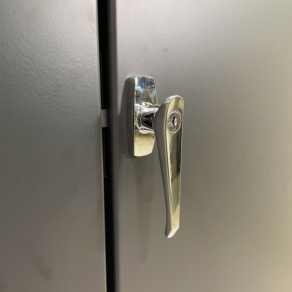 Valley Craft Heavy-Duty Bin and Shelf Cabinet 48" x 24" x 78" 14 Gauge Steel with 4 Shelves F89121 New