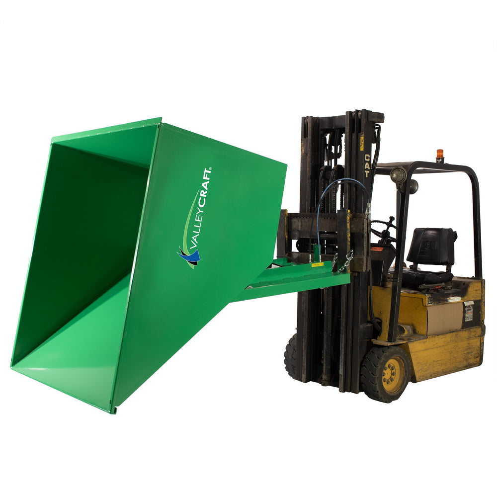 Valley Craft Hydraulic Powered Self-Dumping Hopper 2 Cu Yd 2,000 Lb Capacity F89141 New