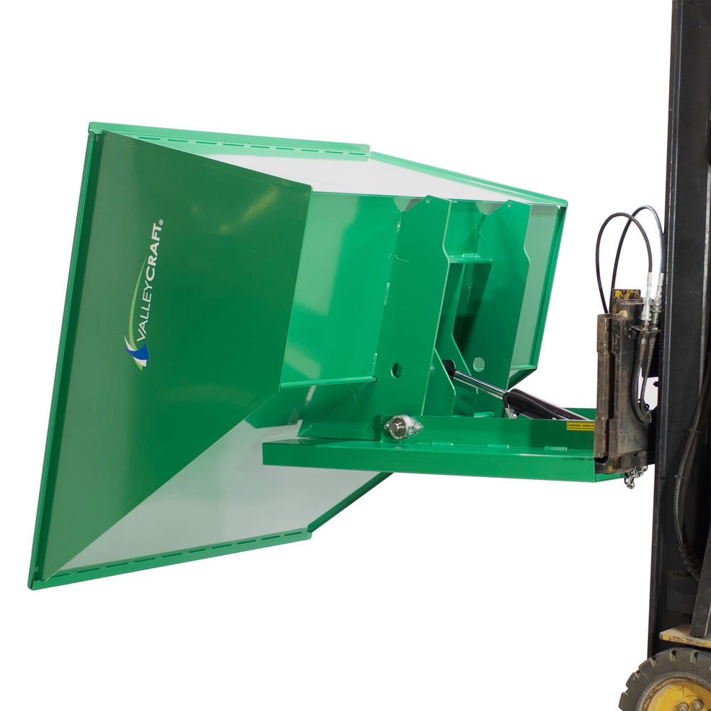 Valley Craft Hydraulic Powered Self-Dumping Hopper 2 Cu Yd 2,000 Lb Capacity F89141 New