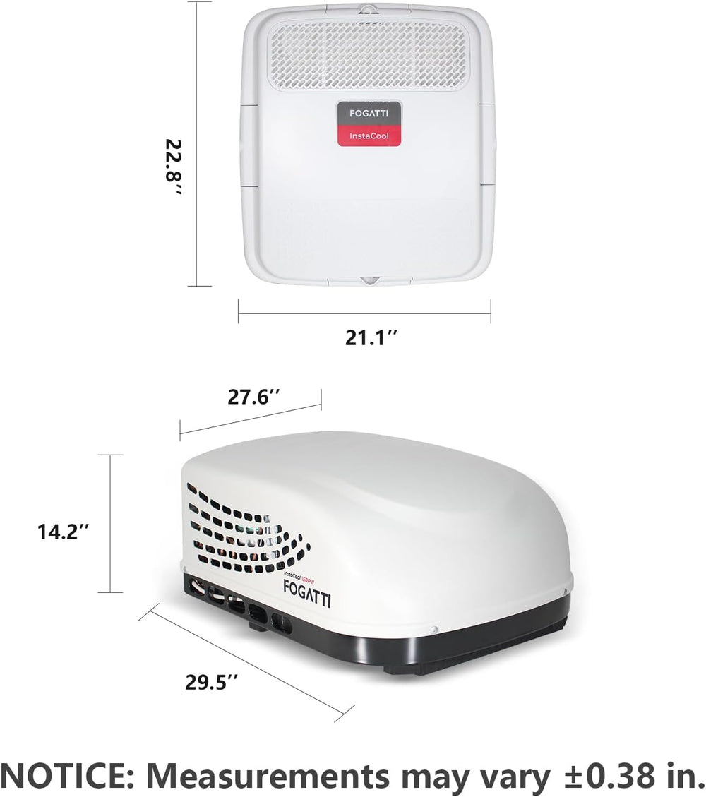 Fogatti InstaCool 150 II RV Rooftop Air Conditioner Non-Duct 15,000 BTU 115V New