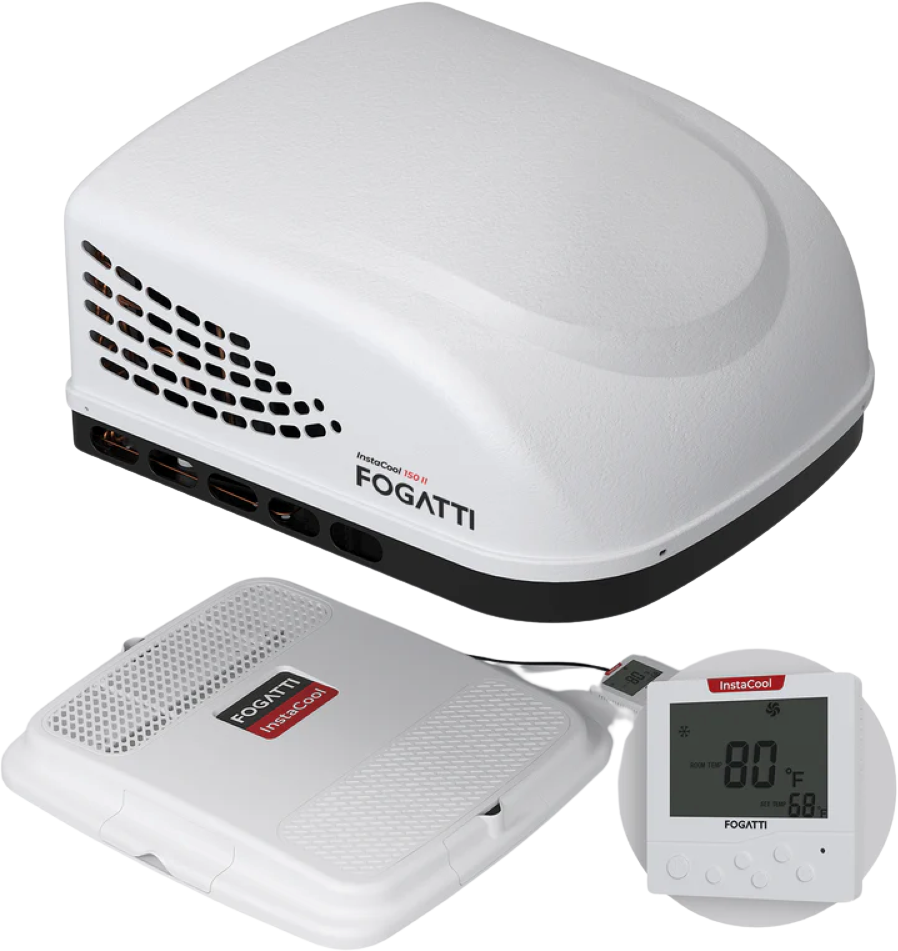 Fogatti InstaCool 150 II RV Rooftop Air Conditioner Non-Duct 15,000 BTU 115V New