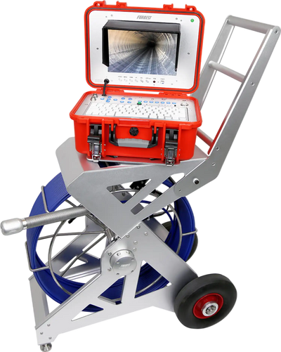 Forbest 3388ET Mid Range Sewer Camera Self-Leveling with 200ft Cable and Footage Counter New
