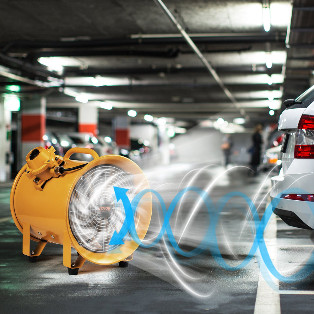 Vevor Portable Ventilator 12" Heavy Duty Cylinder Fan 550W Exhaust Fan 2500 CFM Industrial Utility Blower New