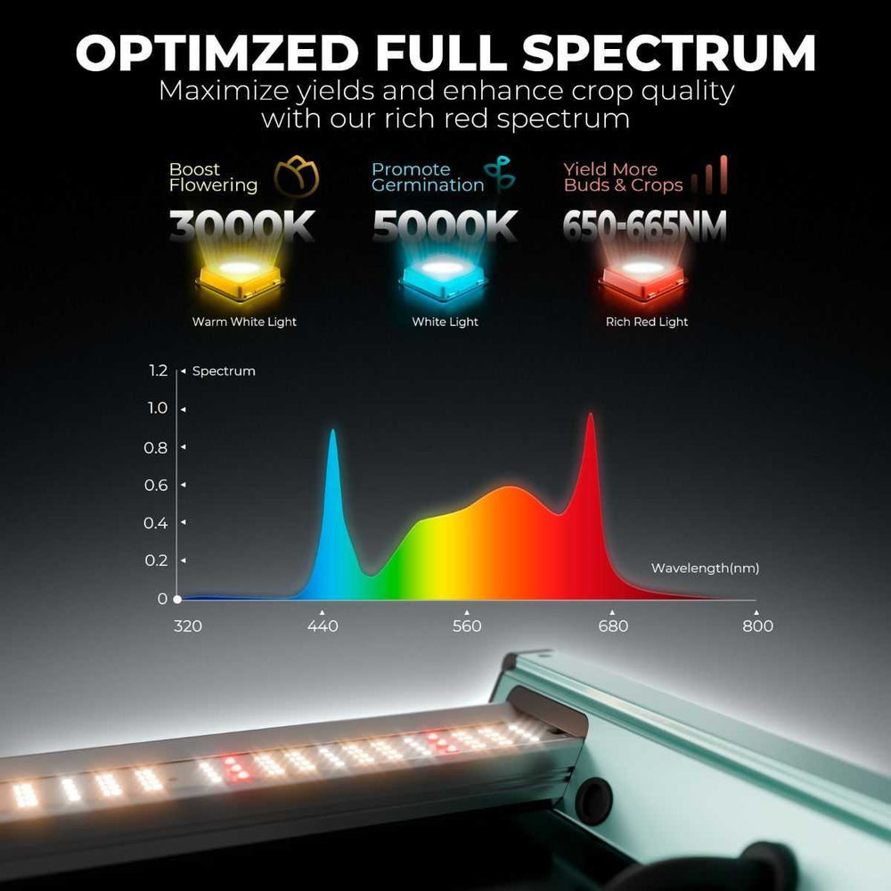 Mars Hydro FC-3000 Bridgelux 3030 300W LED Grow Light New
