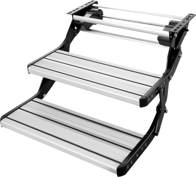 Vevor 2-Step Electric Retractable RV Steps DC12V 440 lbs. Load Aluminum Alloy Non-Slip New