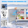 Vevor Refrigerator Prep Table 20 Cu. Ft. Commercial 3-Door 180W 72" Stainless Steel New