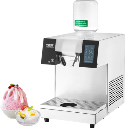 Vevor Commercial Snowflake Ice Machine 507 lbs/Day Stainless Steel Multi-Texture Ice New