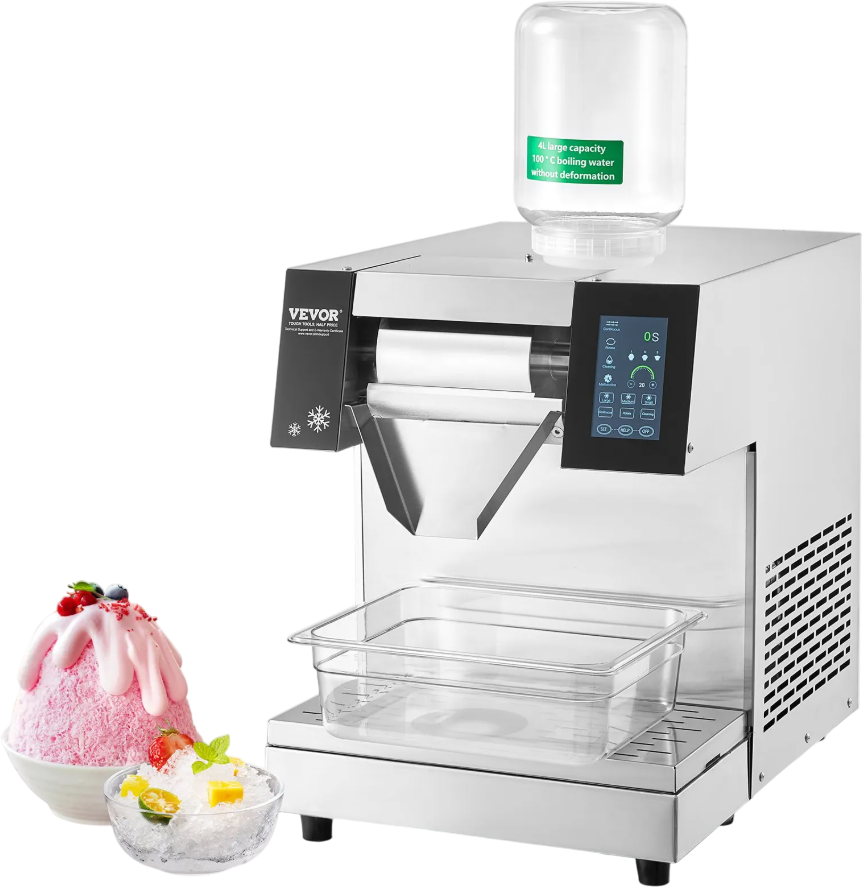 Vevor Commercial Snowflake Ice Machine 573 Lbs/Day Stainless Steel Multi-Texture Ice New