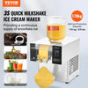 Vevor Commercial Snowflake Ice Machine 375 lbs/Day Stainless Steel Multi-Texture Ice New