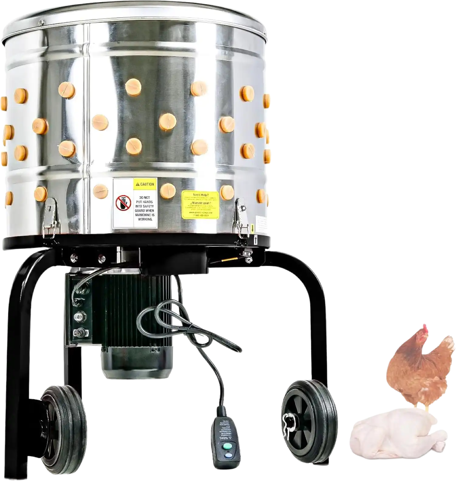 Kitchener 120V Corded Electric Chicken Plucker New