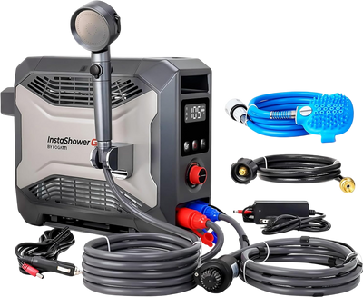 Fogatti InstaShower Go Pro Portable Water Heater with Water Pump 22,000 BTU Propane New