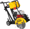 Honda GX160 Walk-Behind Concrete Floor Saw, 14 in Blade, 4 in Cutting Depth, FS350H