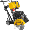 5.8 HP Walk-Behind Concrete Floor Saw, 14 in Blade, 4 in Cutting Depth, FS350Z