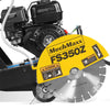 5.8 HP Walk-Behind Concrete Floor Saw, 14 in Blade, 4 in Cutting Depth, FS350Z