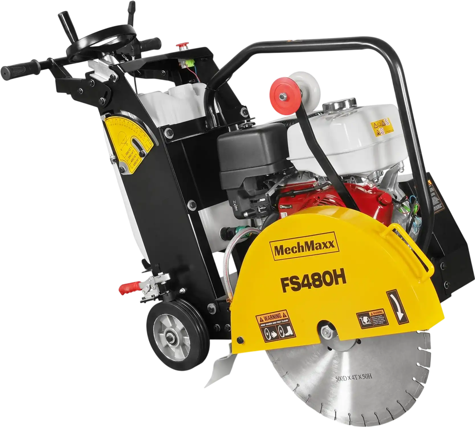 MechMaxx FS480H Concrete Floor Saw Honda GX390 Walk-Behind 20