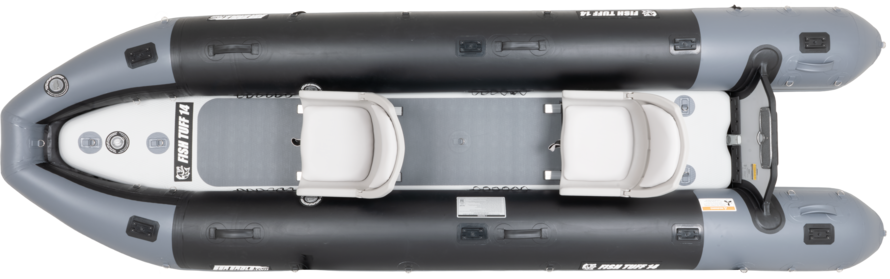 Sea Eagle FishTuff14 Inflatable Fishing Boat 14'7" Swivel Seat Package FT14K_SW New