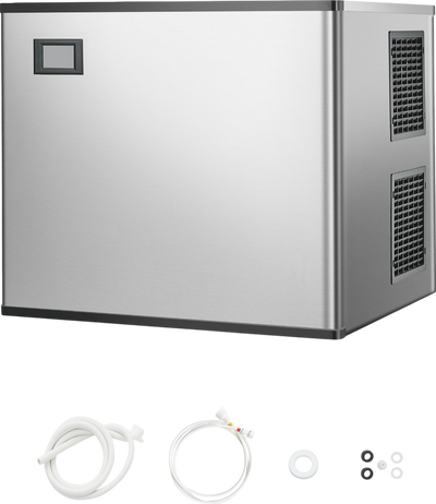 Vevor Commercial Ice Maker Head Unit Only 800 Lbs/Day Self-Cleaning Adjustable Ice Thickness New