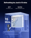 Vevor Commercial Modular Ice Maker Head Only 300 Lb/24H Stainless Steel Self-Cleaning New