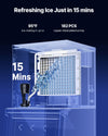 Vevor Commercial Ice Maker Head Unit Only 450 Lbs/Day Self-Cleaning with Touch Control New