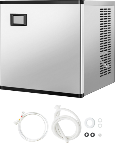 Vevor Commercial Ice Maker Head Unit Only 500 Lbs/Day Self-Cleaning Adjustable Ice Thickness New